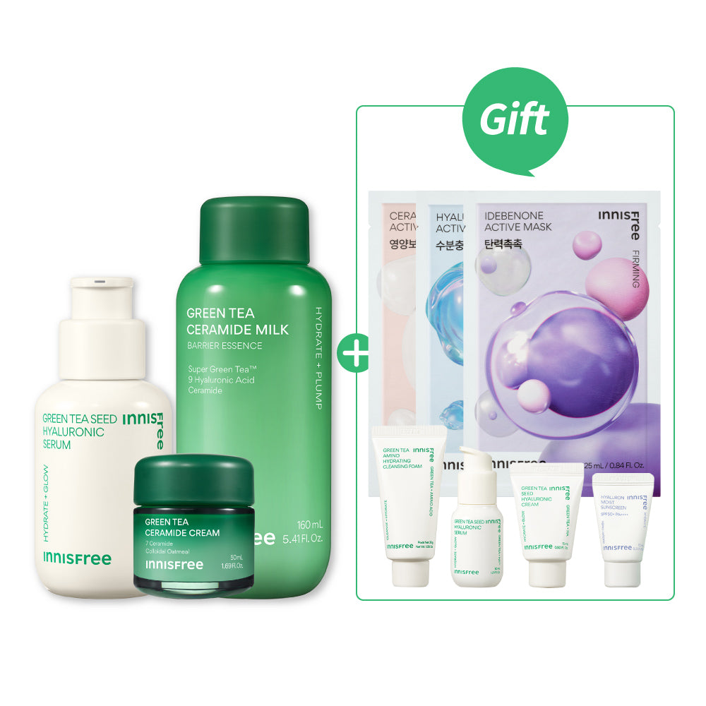 [3月限定]綠茶家族全方位保濕組
