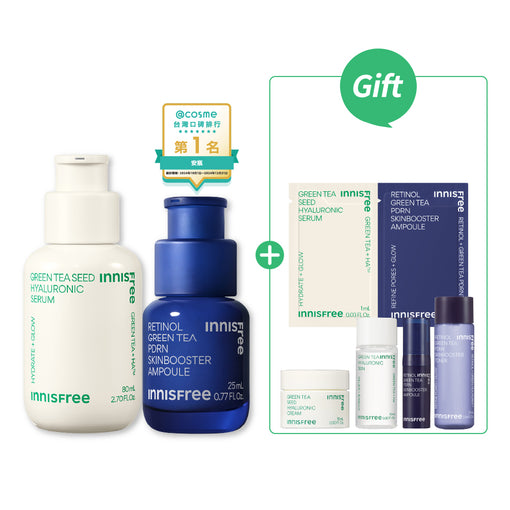 [4月限定]A醇綠茶水光奇肌組(進階版)