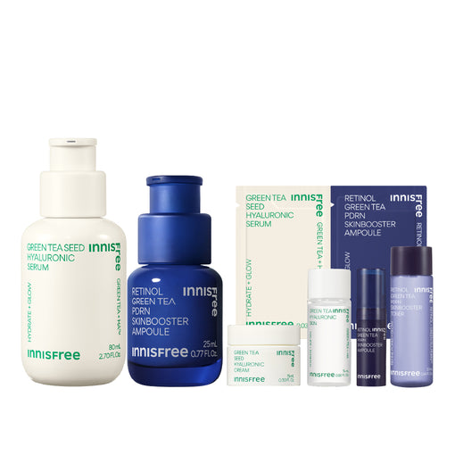 [4月限定]A醇綠茶水光奇肌組(進階版)