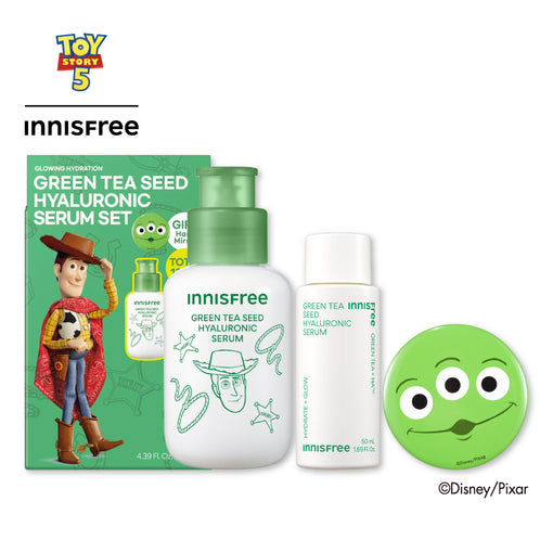 綠茶籽玻尿酸保濕精華組(玩具總動員限定版)