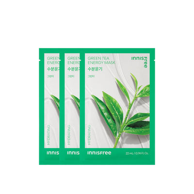 [9/5-9/13 限定滿額贈]我的真萃能量面膜[綠茶] 3入組